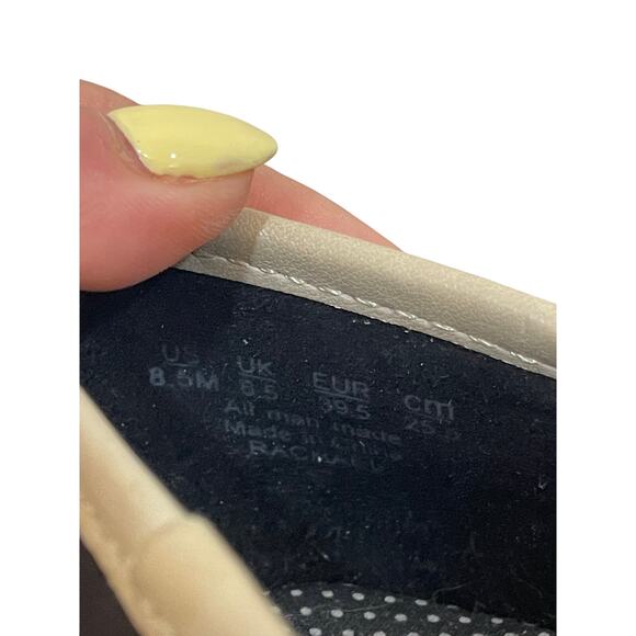 Laser Cut Two Tone Flat Ballerina Dr. Scholls 8.5 Retro Stretchy Comfort Office - Picture 4 of 4